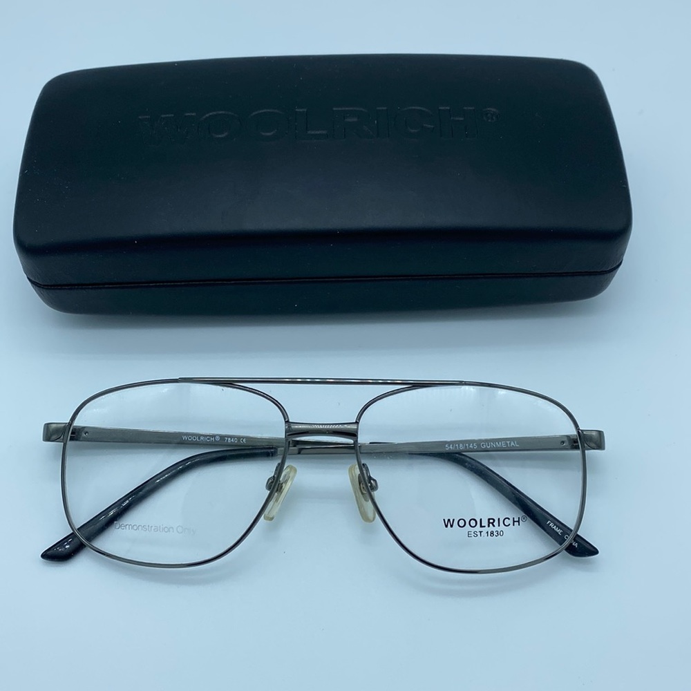 Woolrich 7840 Gunmetal Mens Aviator Style Ophthalmic Frame